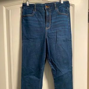 American eagle size 10 curvy super high rise jegging